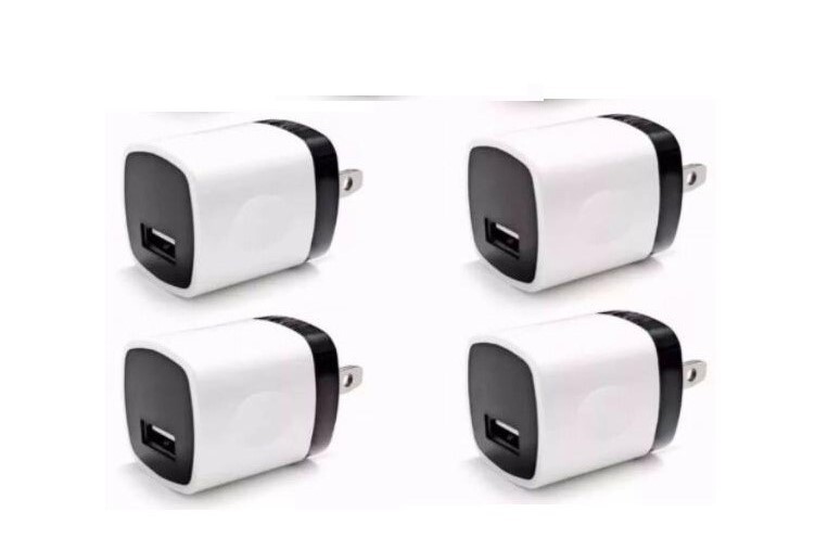 4x 1A USB Power Adapter AC Home Wall Charger US Plug FOR iPhone 7 8 X XR