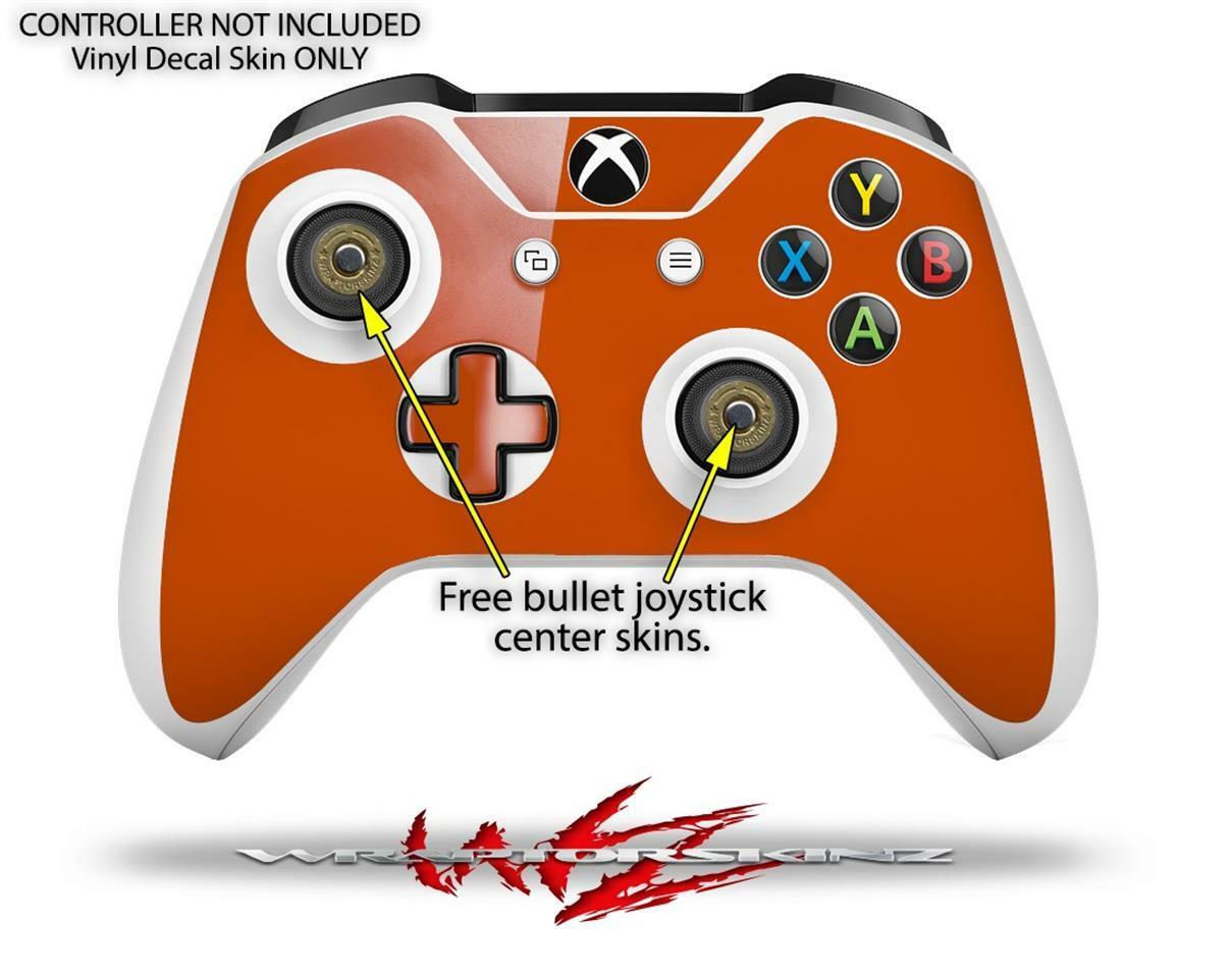 Skin XBOX One S Console Controller Solids Collection Burnt Orange