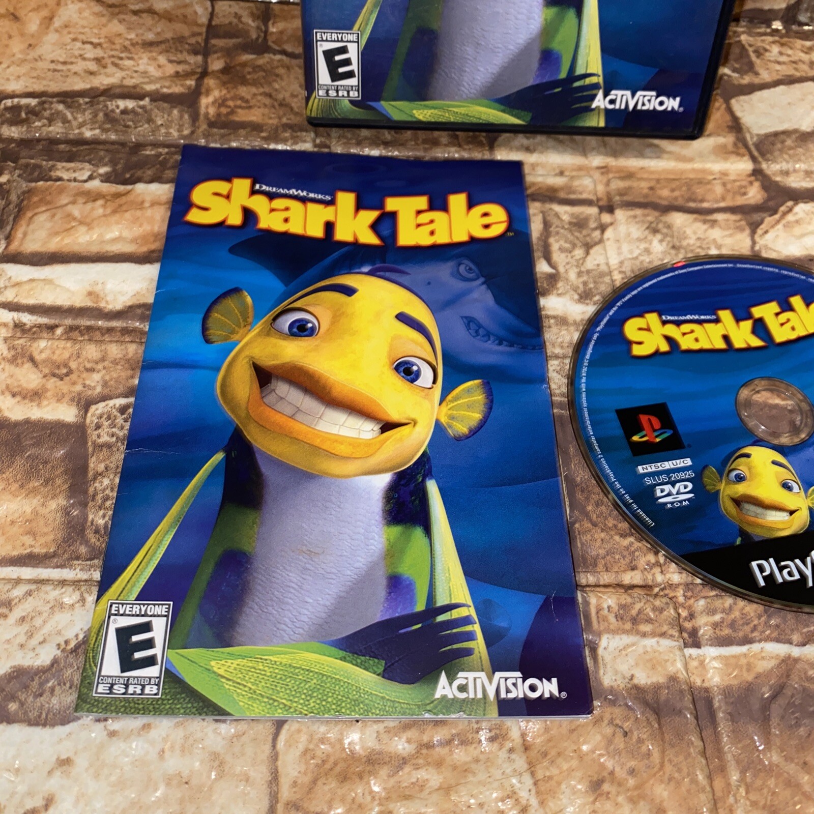 Shark Tale (Sony PlayStation 2, 2004) Complete With Manual Free🚢