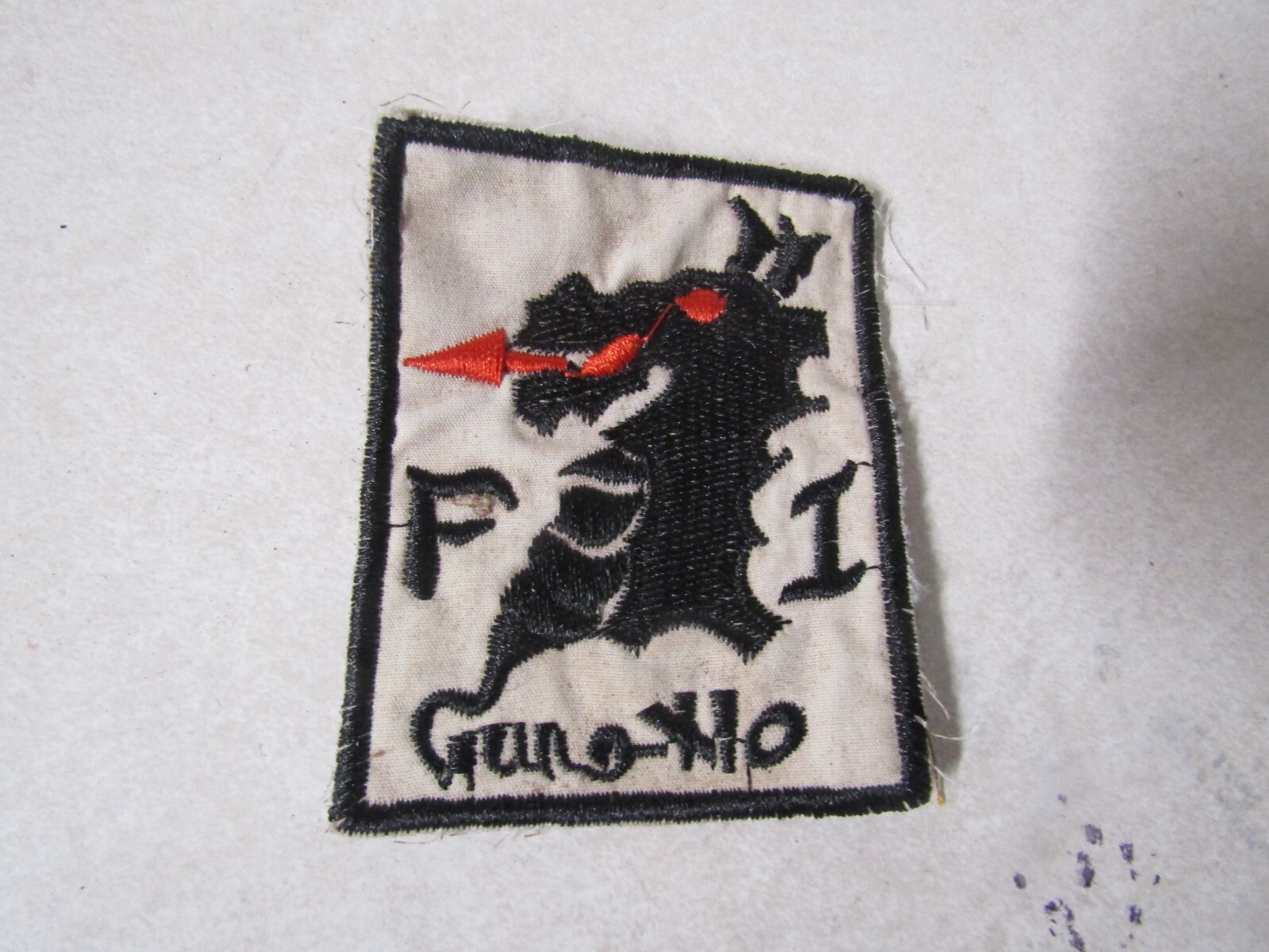 MILITARY PATCH SEW ON OLD VIETNAM ERA F1 GUNG HO DRAGON
