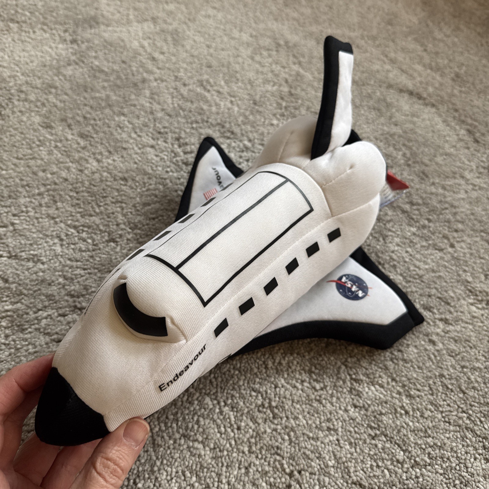 NASA Endeavour space shuttle soft toy Aurora 1999? (P)