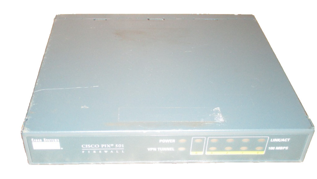 Cisco Systems PIX 501 Firewall | No Power Adapter
