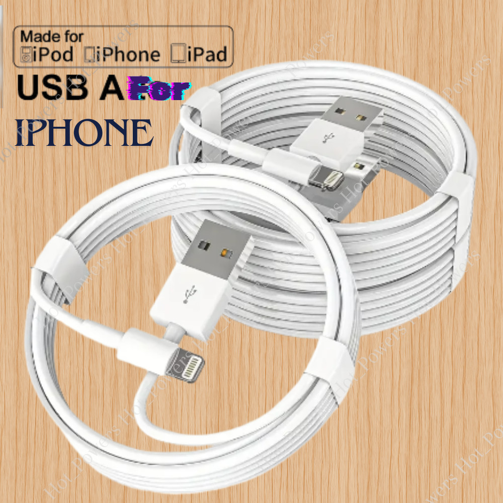 1/3Pcs USB Fast Charger Cable For iPhone 14 13 12 11 8 iPad Charging Cord 3/6FT