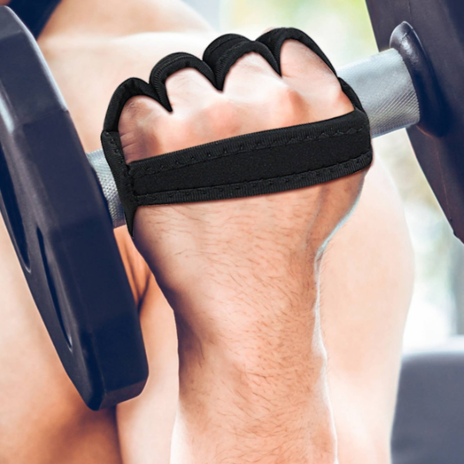 Fingerless Training Glove Lightweight Workout Grips Breathable for