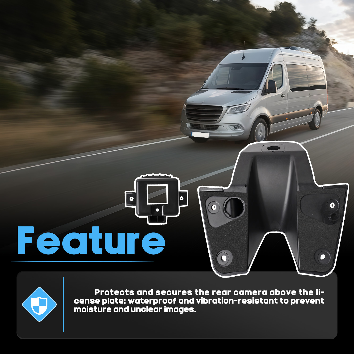A907820120 Rear Backup Camera Housing Bracket For 18-24 Freightliner Sprinter