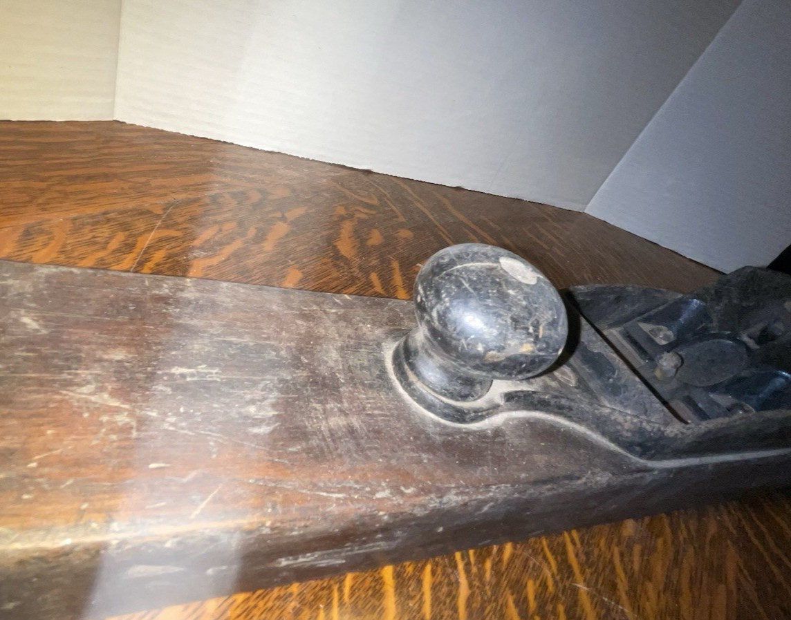 28" ANTIQUE~ STANLEY PLANE~GL CONARD XL #33~ MISSING BLADE