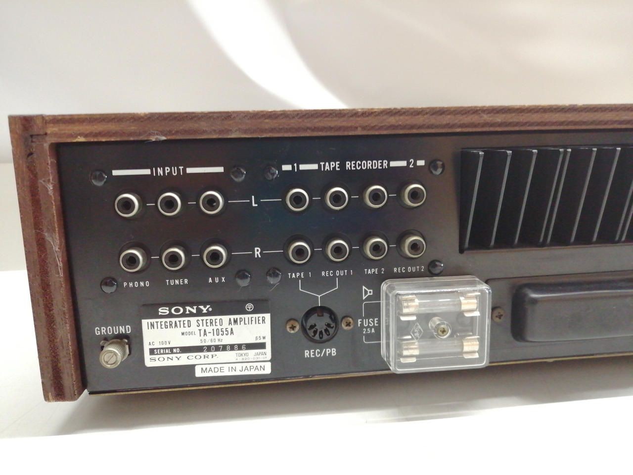 Sony Primain Amplifier Ta-1055A Junk Used