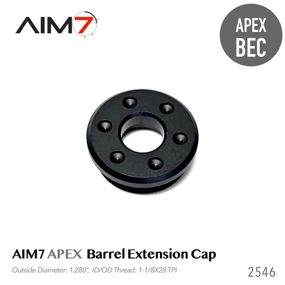 AIM7 APEX-BEC End Cap Replacement For Muzzle Brake CNC High-Quality Aluminum