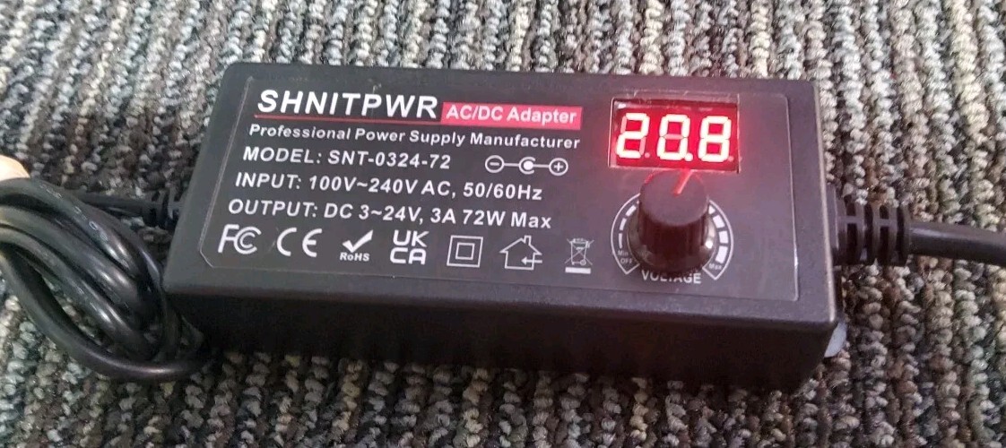 SHNITPWR AC/DC Adapter Power Supply