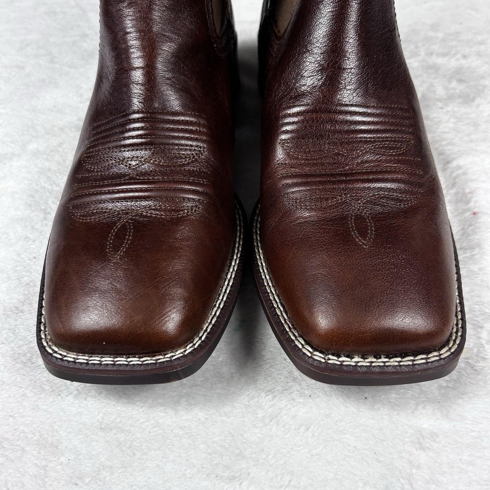 Ariat Booker Ultra Square Toe Western Boots Men's Size 11D Royal Brown Leather