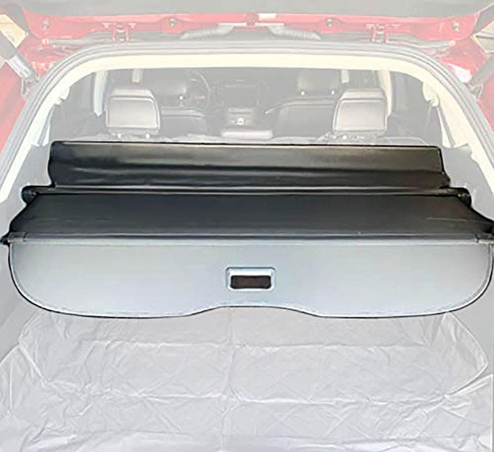 kaungka Cargo Cover Retractable for 2015-2017 Ford Edge Black