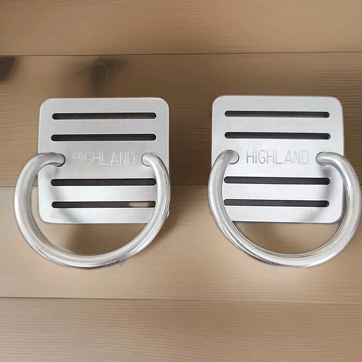 2X - Highland Rigid Welded D-Rings For Webbing Stainless Steel SCUBA Diving BCD