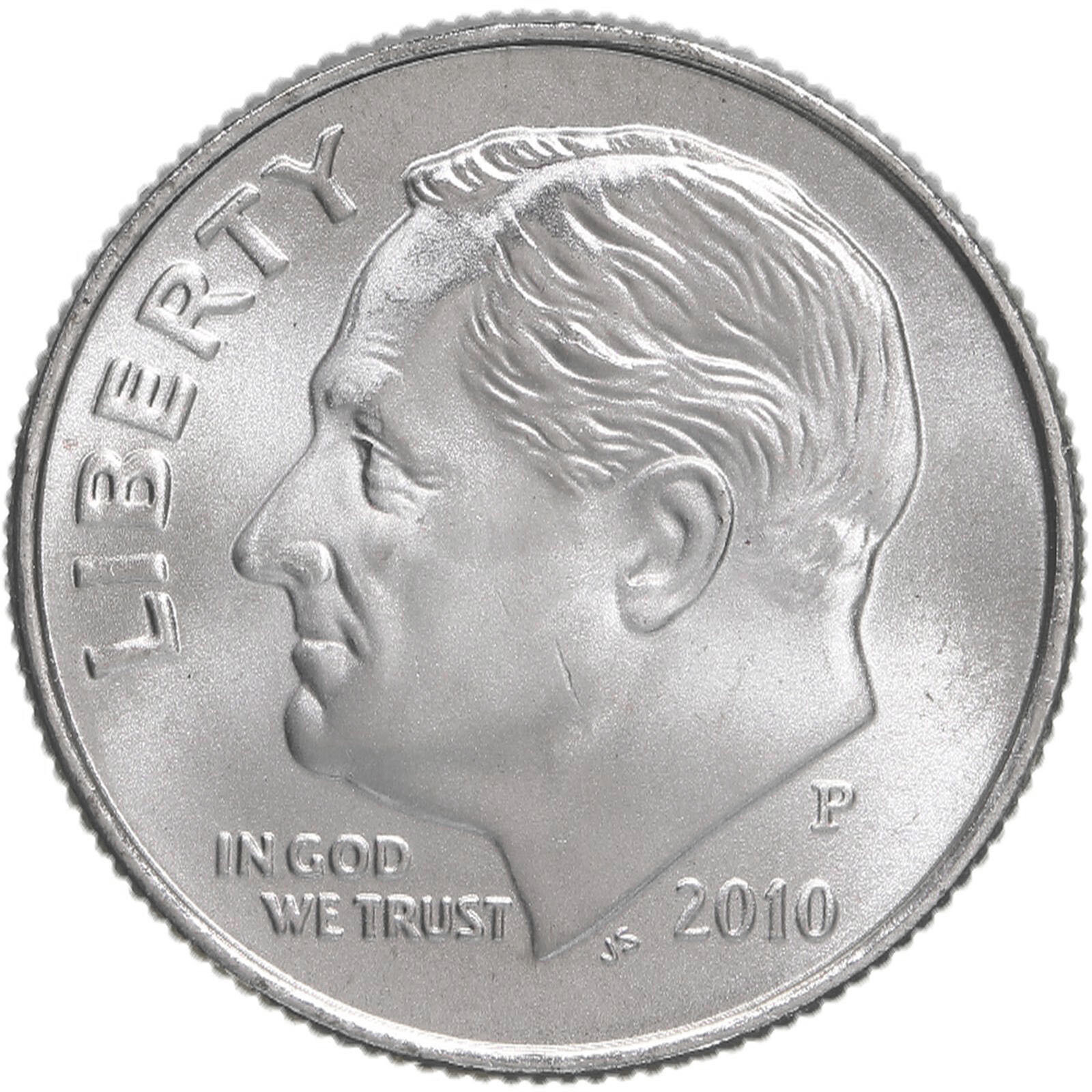 2010 P Roosevelt Dime Satin Finish