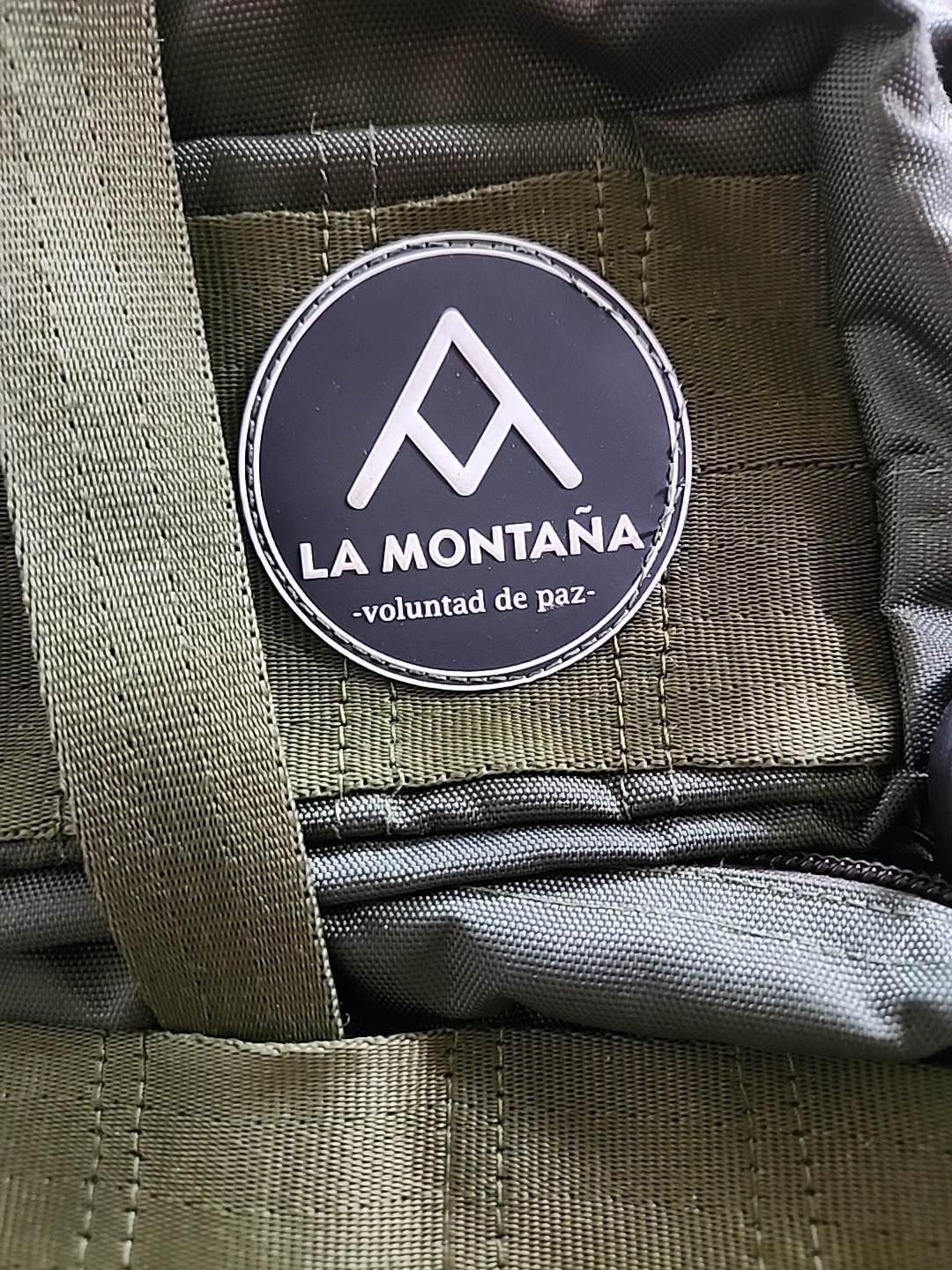 LA MONTANA GREEN CANVAS ARMY STYLE Bag