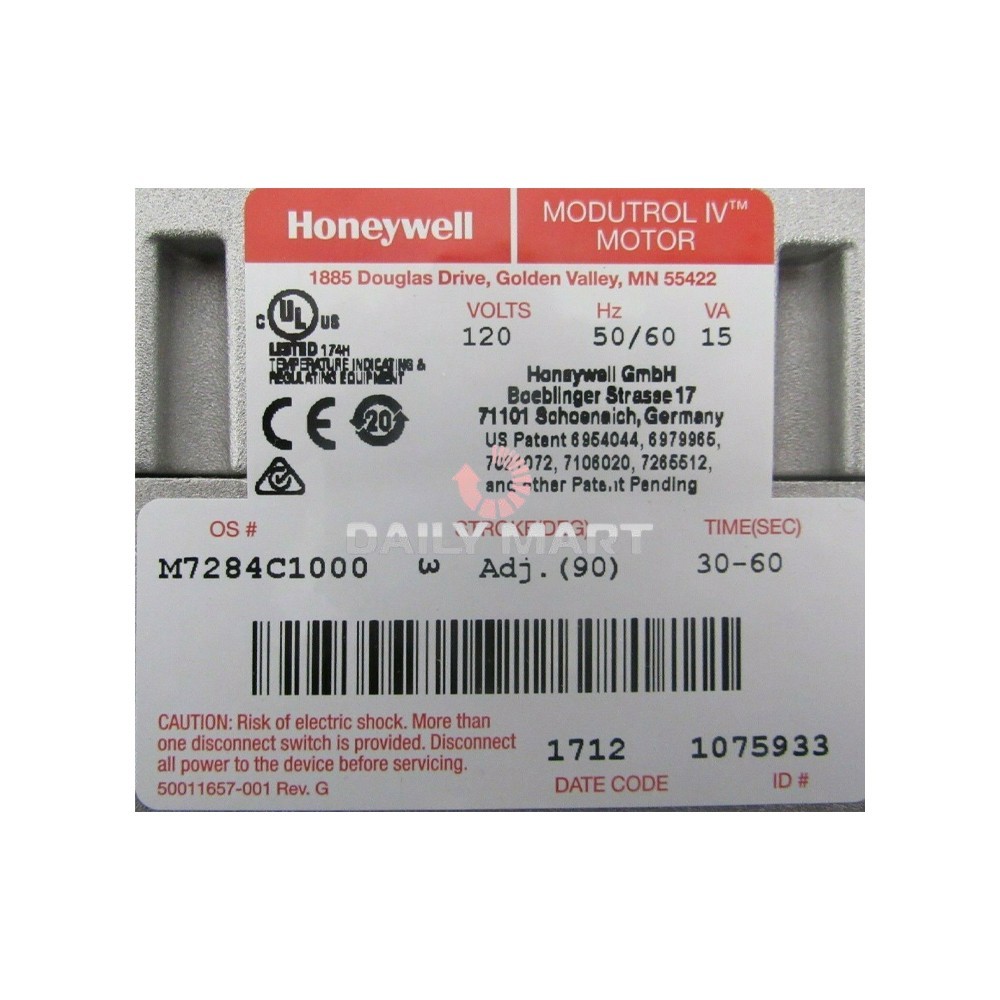 New In Box HONEYWELL M7284C1000 Damper Actuator Motor