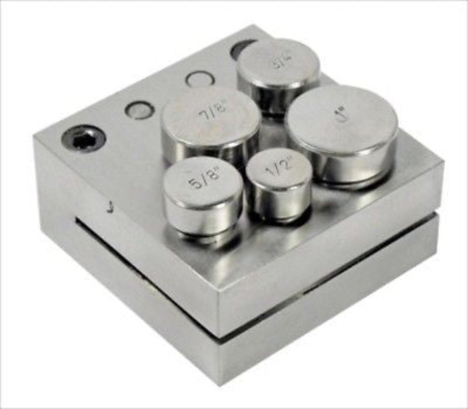 Jeweler's Hand Disc and Round Hole Puncher Set