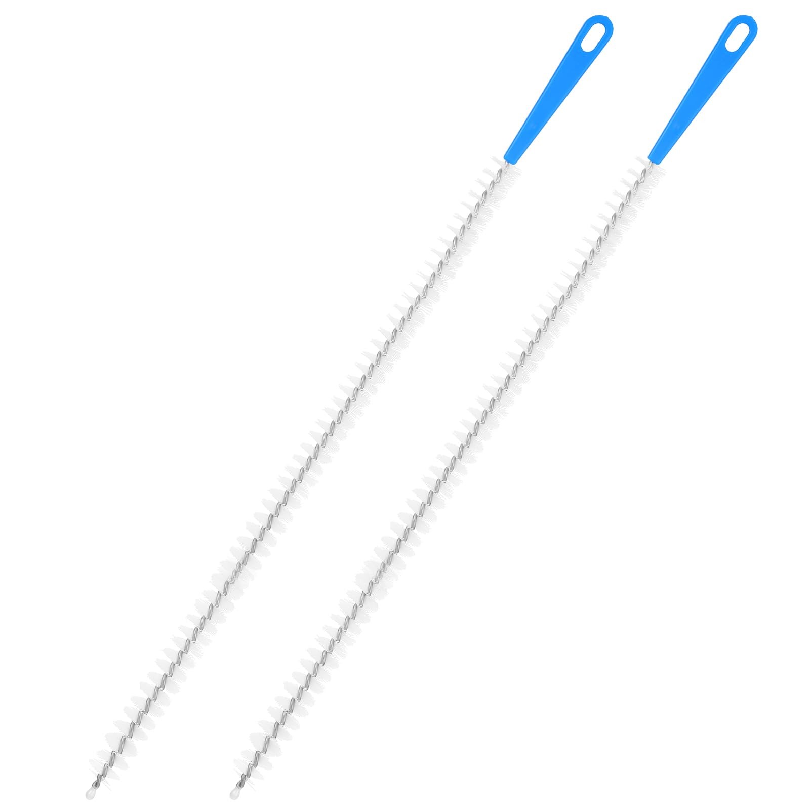 JIEYAO 2 Pack Flexible Drain Cleaning Tools, 23.6inch Bendable Long White