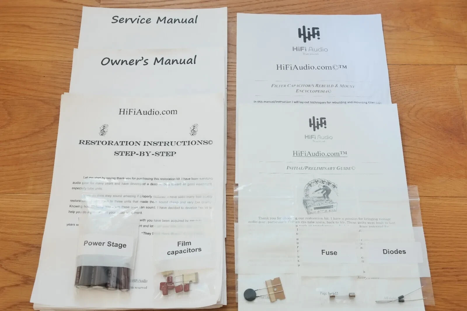 Fisher FM-100B restoration recap repair upgrade rebuild kit  filter capacitor