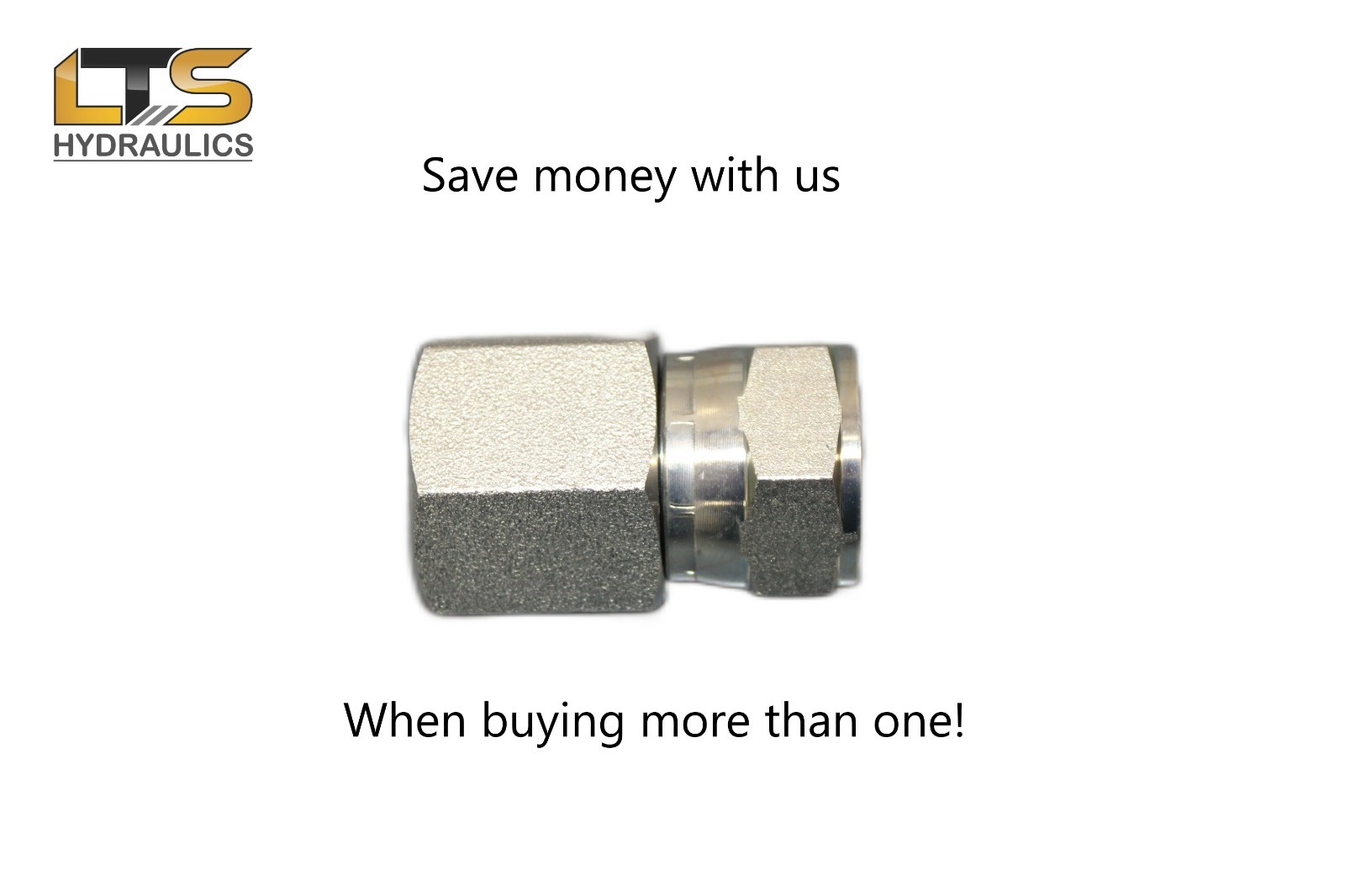3/4" Female NPT x 3/4" Female JIC Swivel Zinc Plated Adapter 6506-12-12