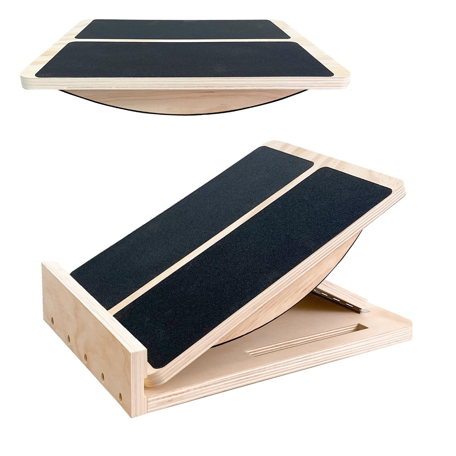Adjustable Foot Incline Wooden Slant Board For Calf Stretching,440lb Capacity...