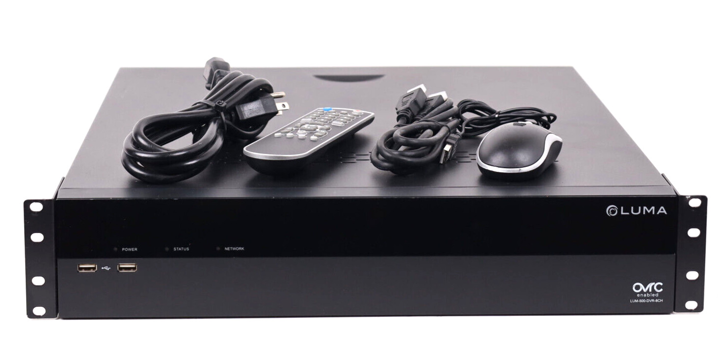 READ Luma LUM-500-NVR-8CH 5TB 8 Channel Network Video Recorder o895