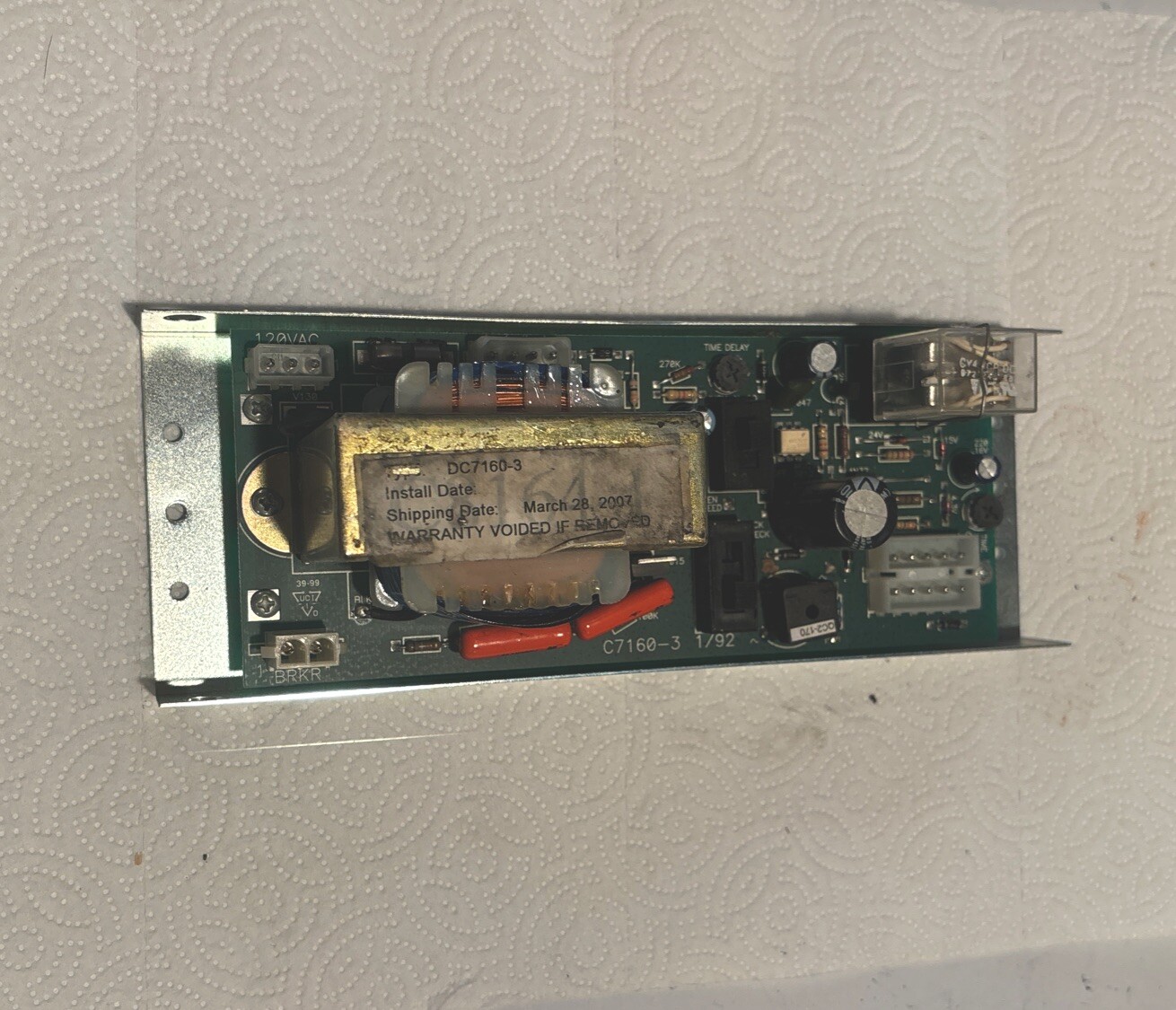 Horton DC 7160-3 Control