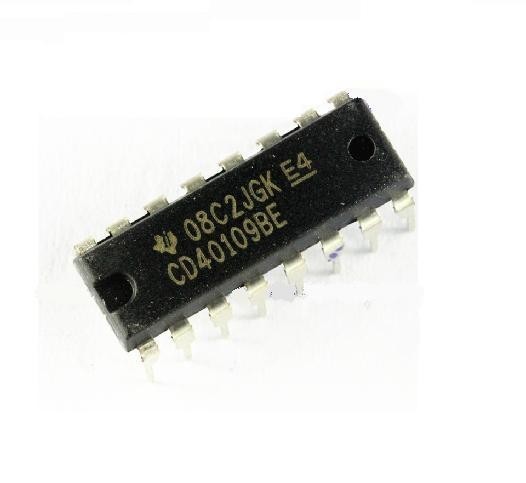 10Pcs CD40109BE IC QUAD LO-HI VOLT SHFTR 16-DIP TI New good quality