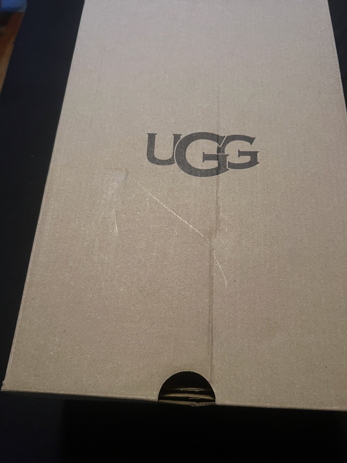 Uggs Red Fluffy Yeah Slides (size 6)