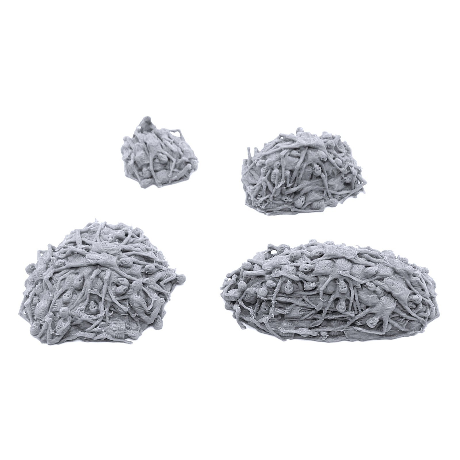 Corpse Piles by Printable Scenery, 3D Printed Tabletop RPG Scenery 15mm 28mm