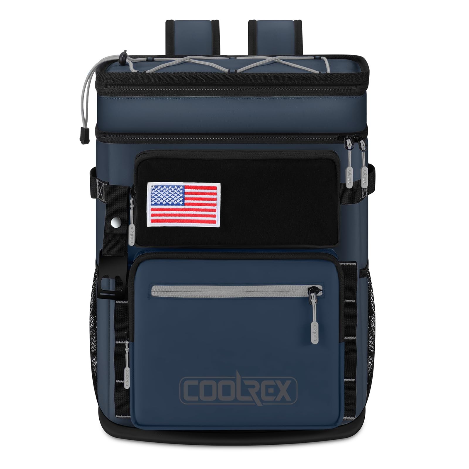 Large Backpack Cooler 36 Can 2 Insulated Compartment Leak Proof Waterproof