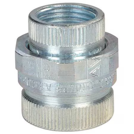Appleton Electric Unf75nr-A Rigid Union, 3/4 In, Threaded, Aluminum, Plain,