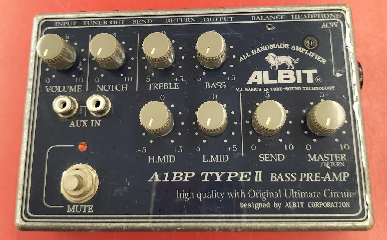Albit A1BP Type2 Bass Preamp Used, One Screw Missing