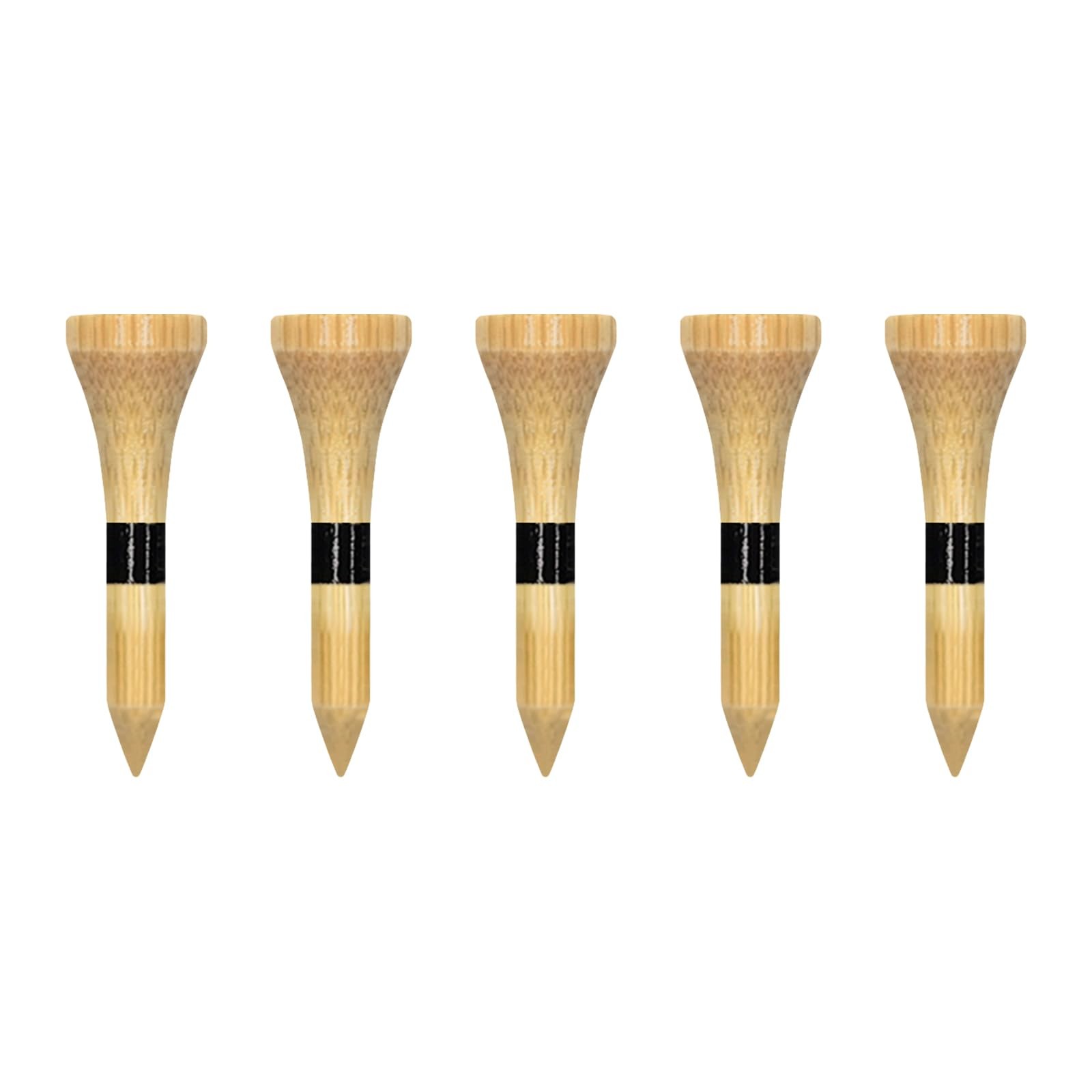 Wooden Golf Tees 11/2 inch 100 Count, 1.5" Short Golf Wood Bamboo TeesNatural...