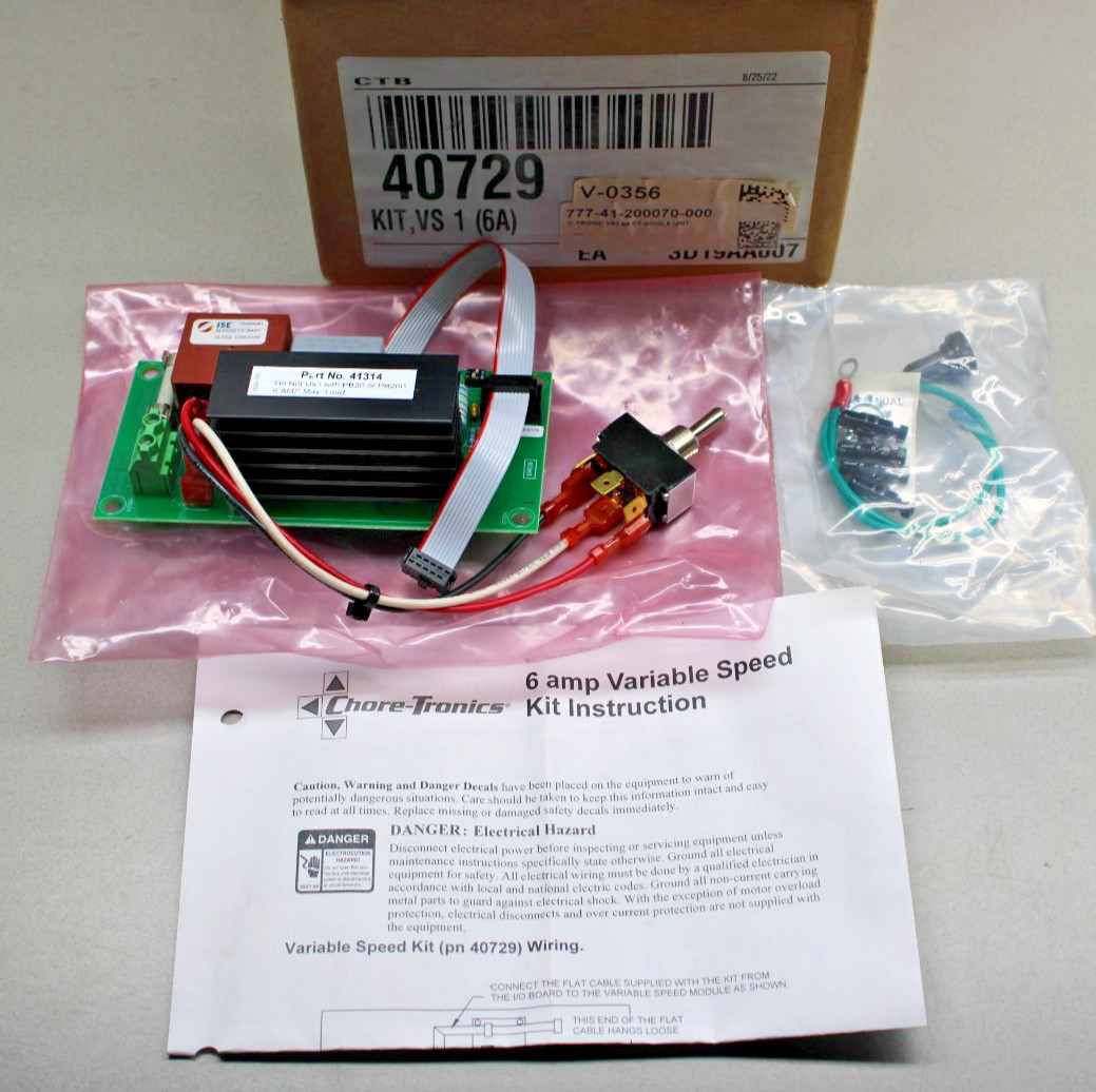 Chore-Time ChoreTronics VSM VSM.1 CTB 40729 Variable Speed Kit 6amp