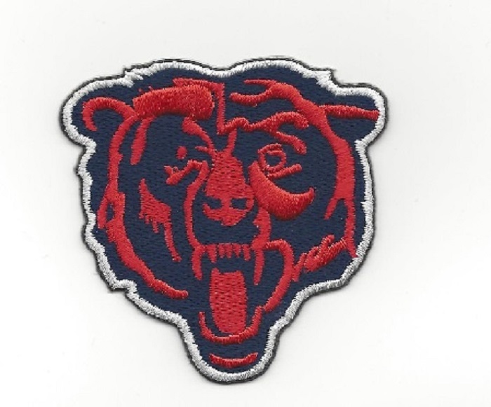 NFL Chicago Bears Logo embroidered Heat Seal or Sew on Patch High Quality