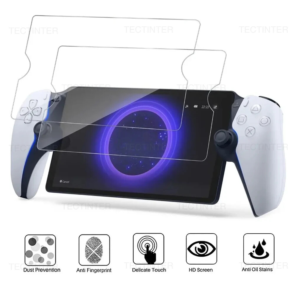 2PCS For Sony PlayStation Portal PS5 Tempered Glass Film Cover Screen Protector