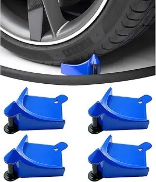4 PCS Car Hose Guide, Durable Plastic Tire Hose Guide Preventing S Color: Blue