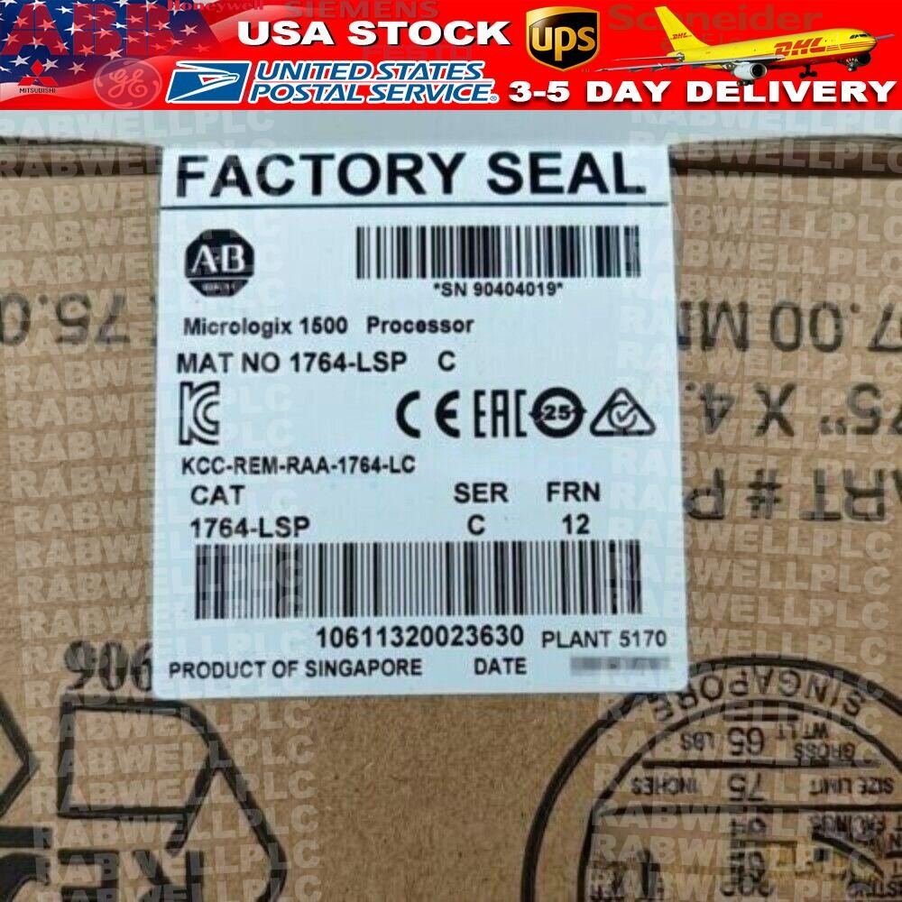 New Factory Sealed AB 1764-LSP SER C MicroLogix 1500 Processor Module USA