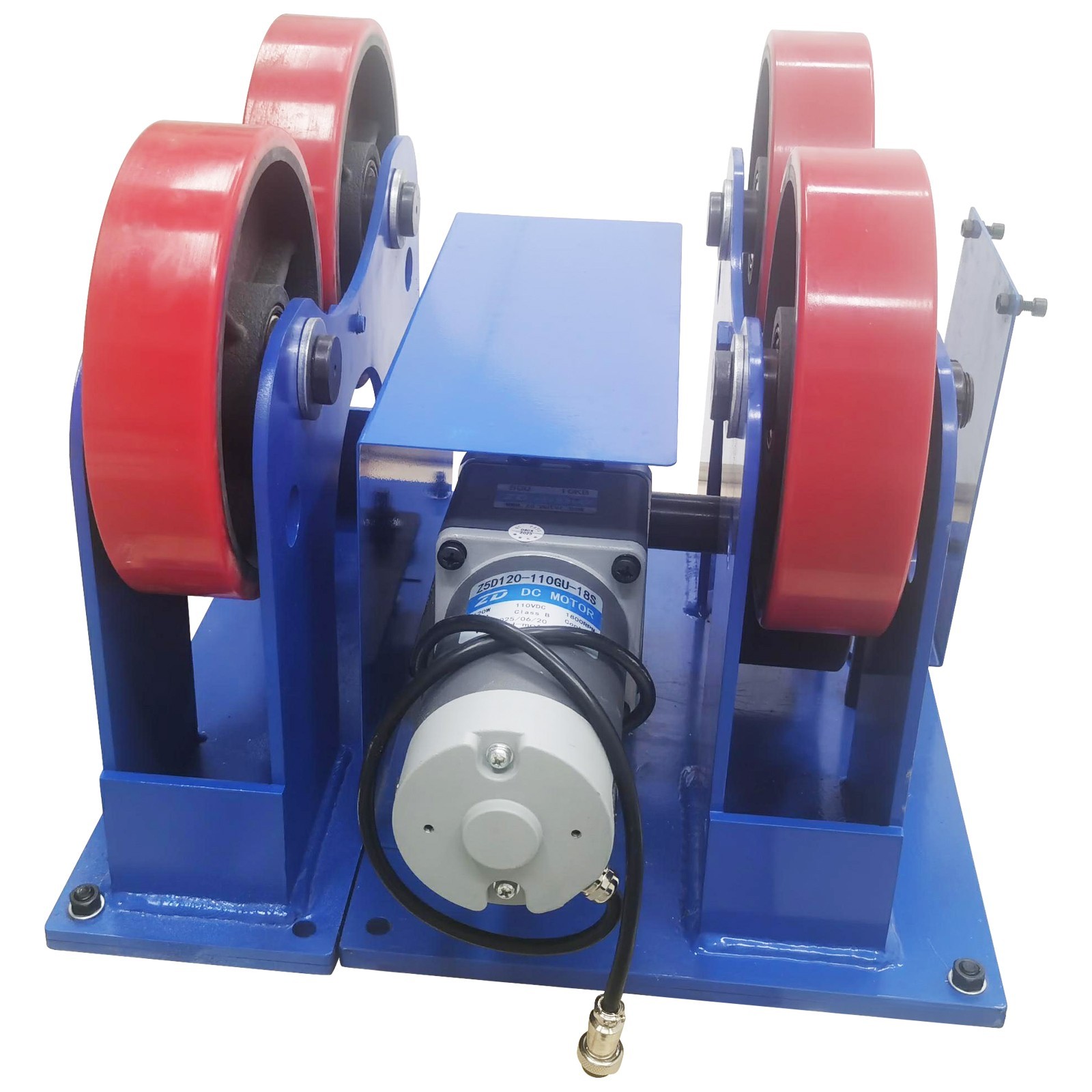 2200lbs Timer-Controlled Welding Turning Roller Linkage Roller 1.97''~23.62''