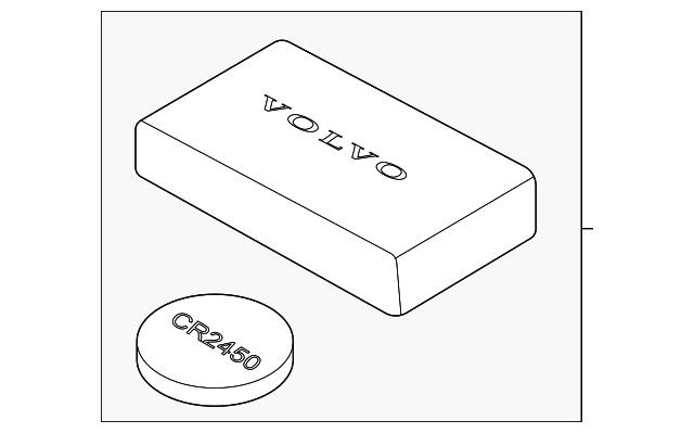 Genuine Volvo Keyless Entry Transmitter 80006754