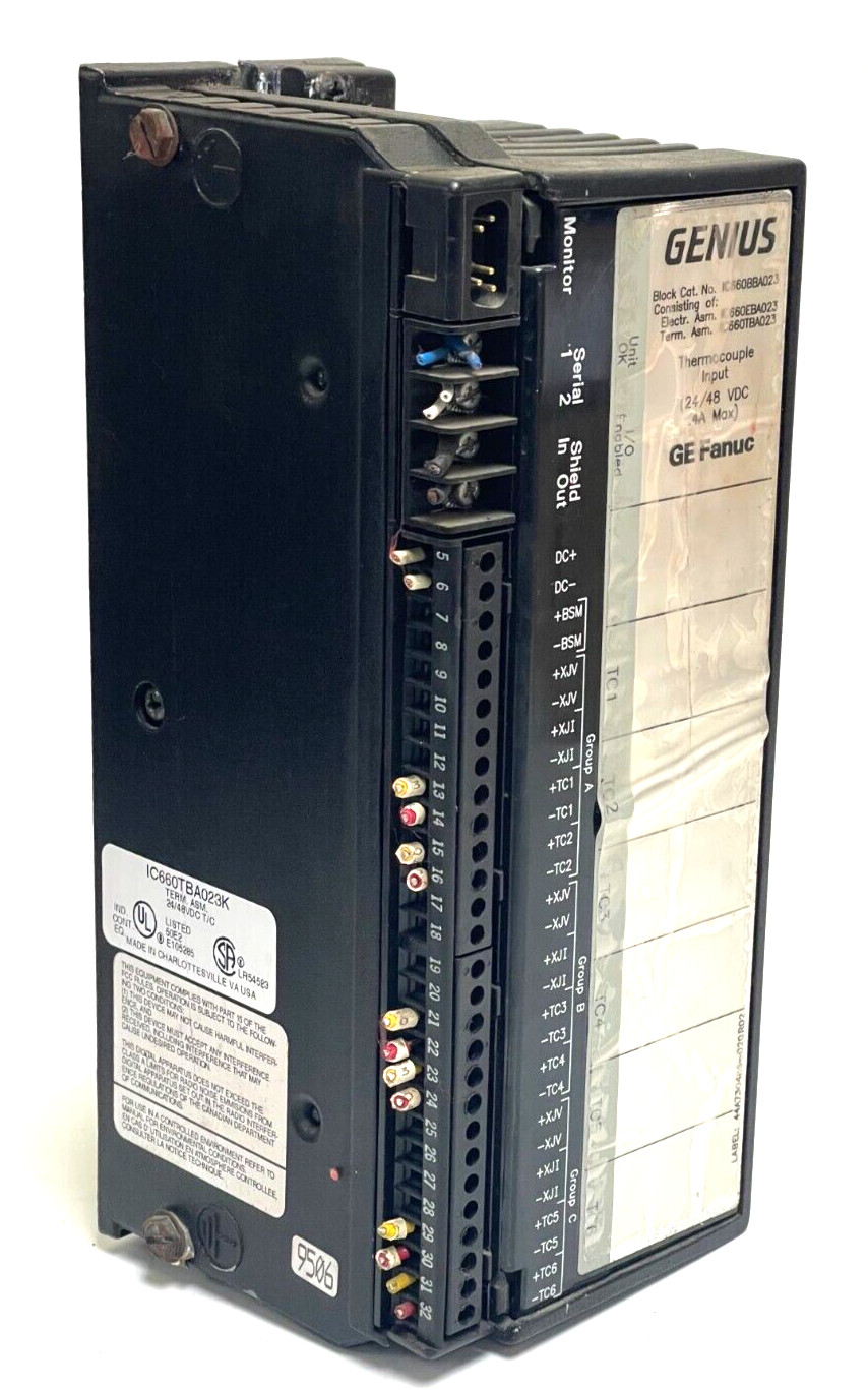 GENIUS GE FANUC 1C660BBA023  BLOCK GENIUS ELECTRIC MODULE