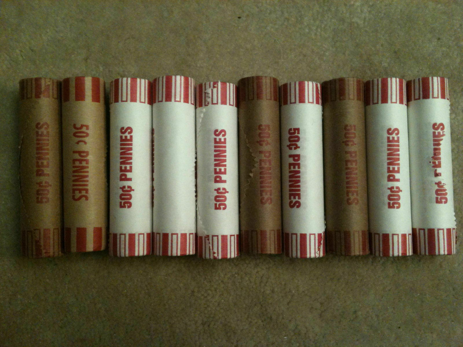 8 Unc. Rolls 2009 Penny P&D Full Set Lincoln Cent Bicentennial LP1, LP2, LP3 LP4