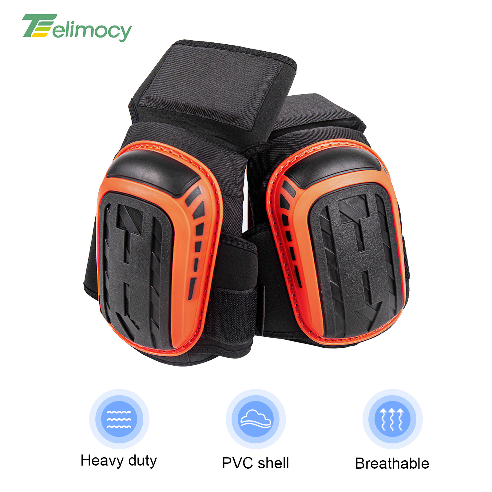 Heavy Duty Gel-Foam Knee Pads for Work Construction Gardening Knee Protector