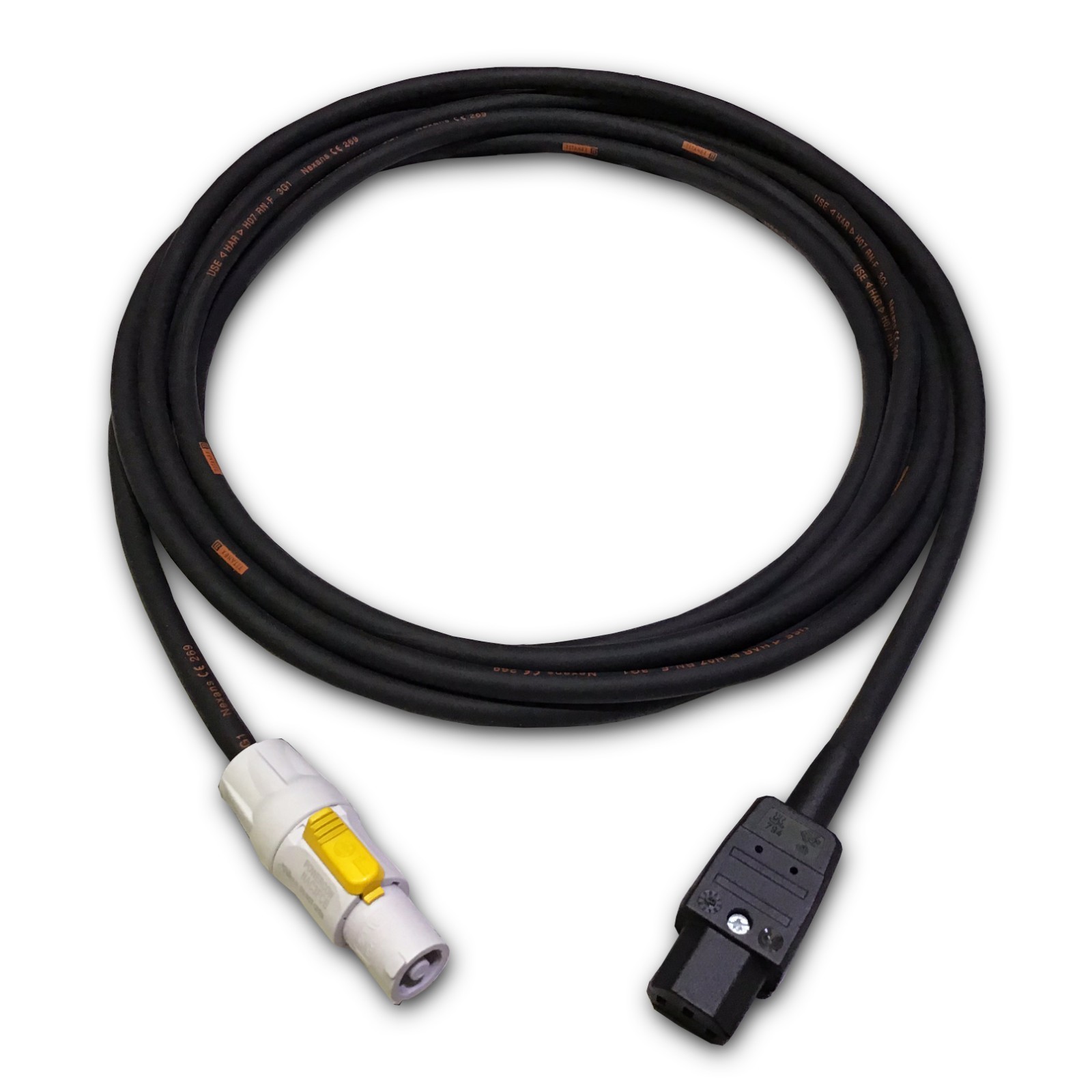 Marten PowerCON NAC3FCB to IEC C13 1.0mm HO7RN-F Rubber Cable