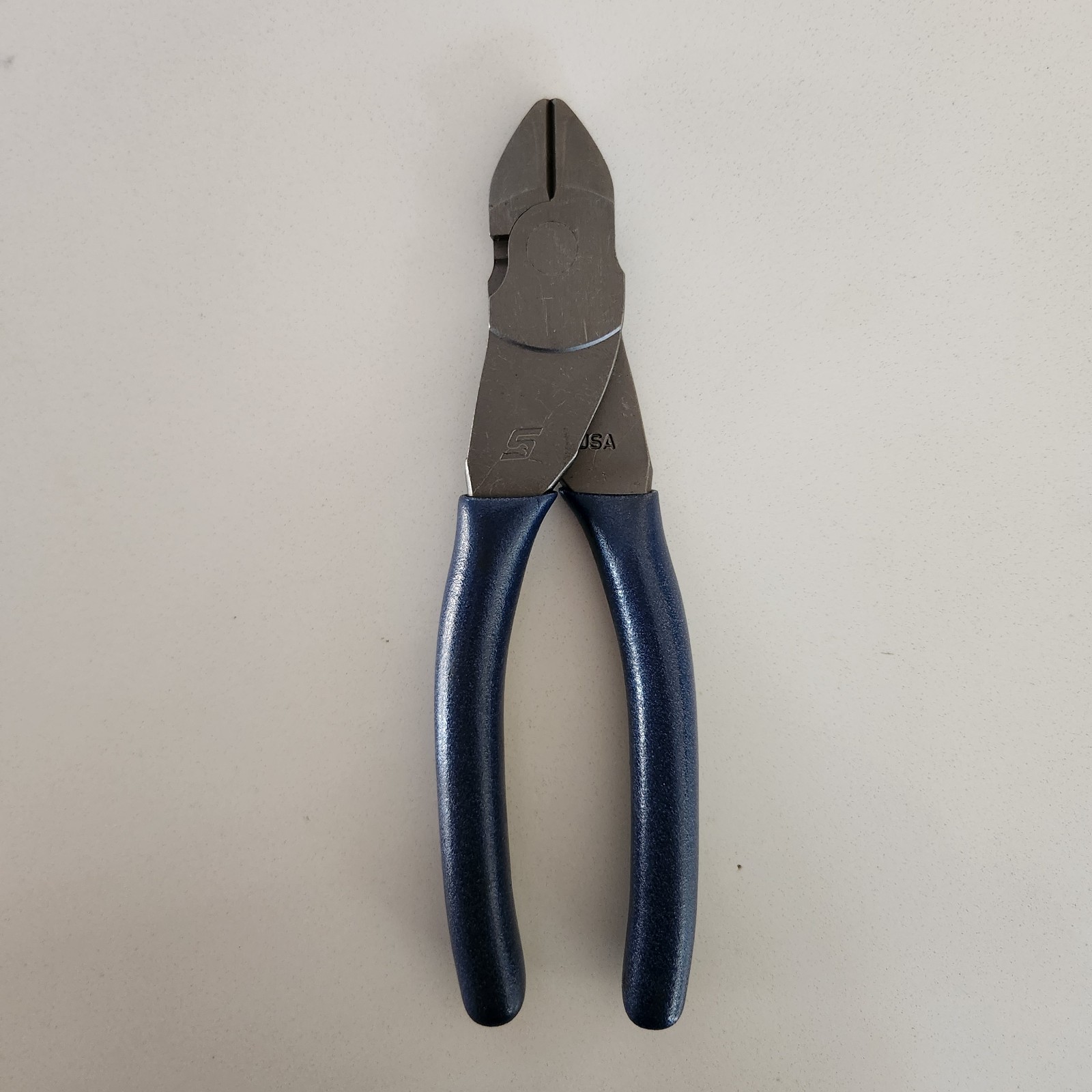 Snap-On NEW 87ACF 7" Vector Edge Diagonal Cutter Power Blue