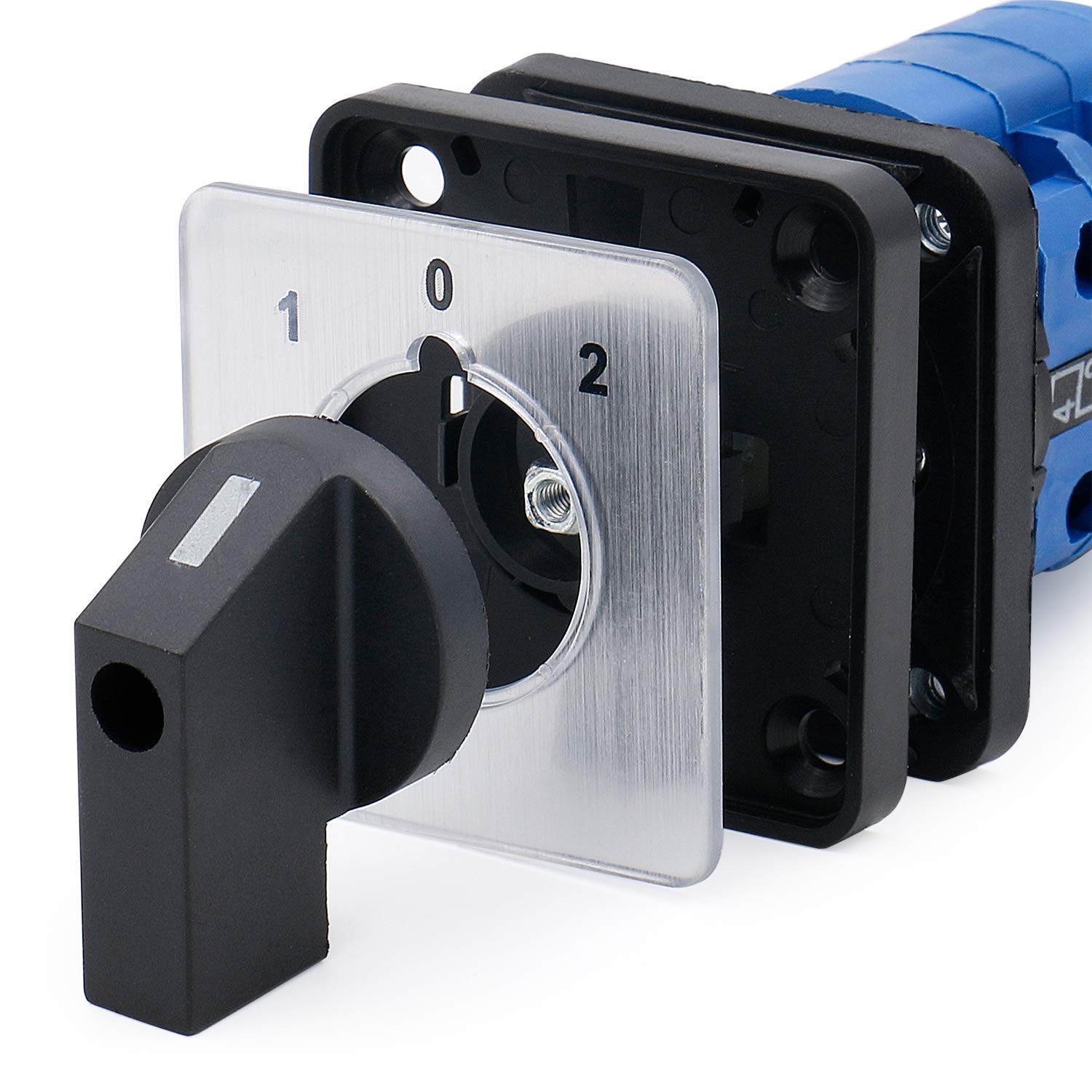 Durable 12-Terminal Rotary Switch with 3-Position Circuit Selection Capability