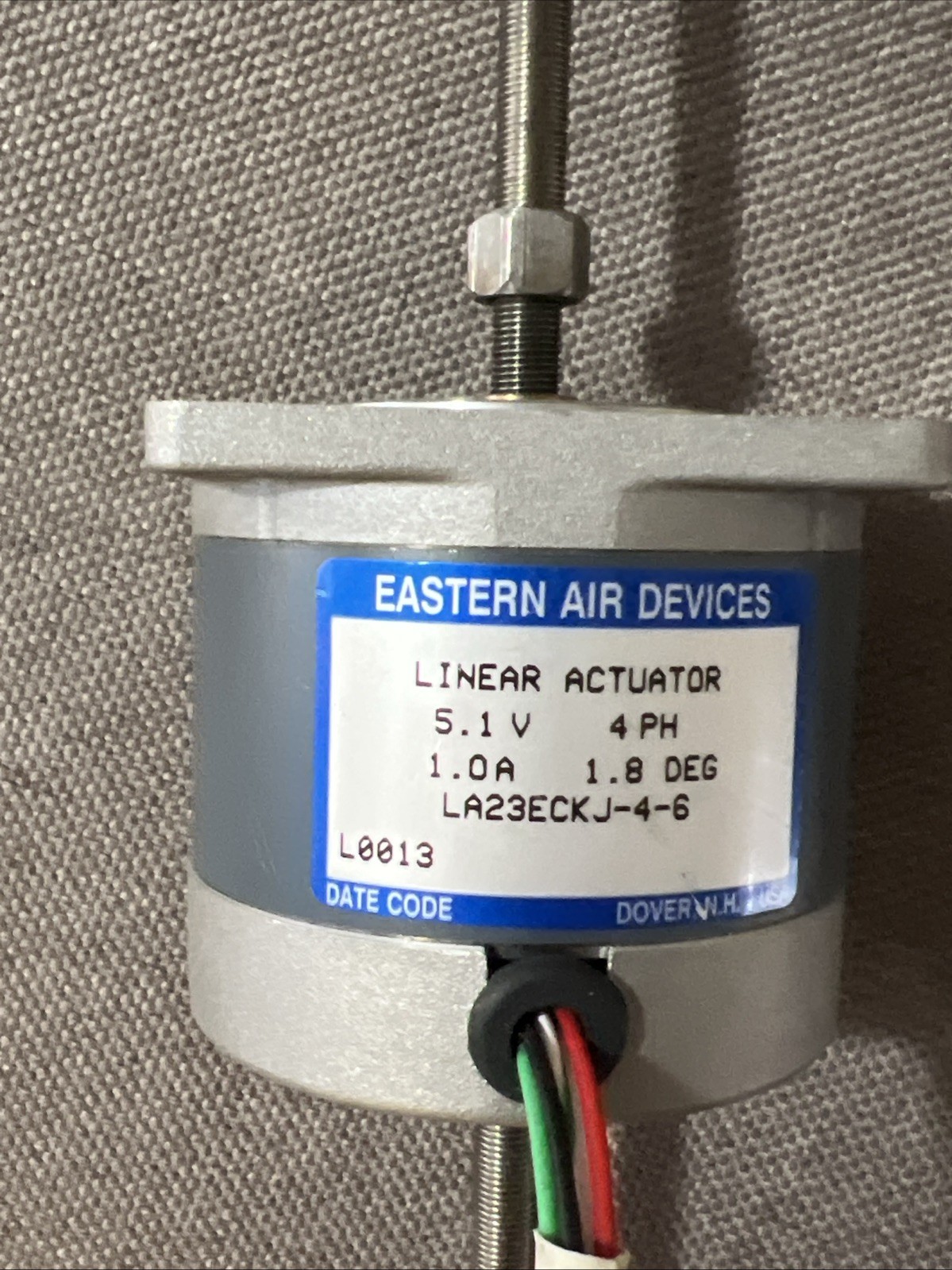 Eastern Air Devices LA23ECKJ-4-6 Linear Stepper Motor