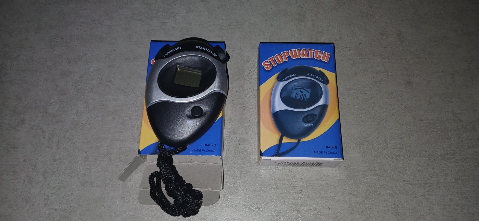 2 Digital Stopwatches - No Bells, No Whistles, Simple Basic Operation