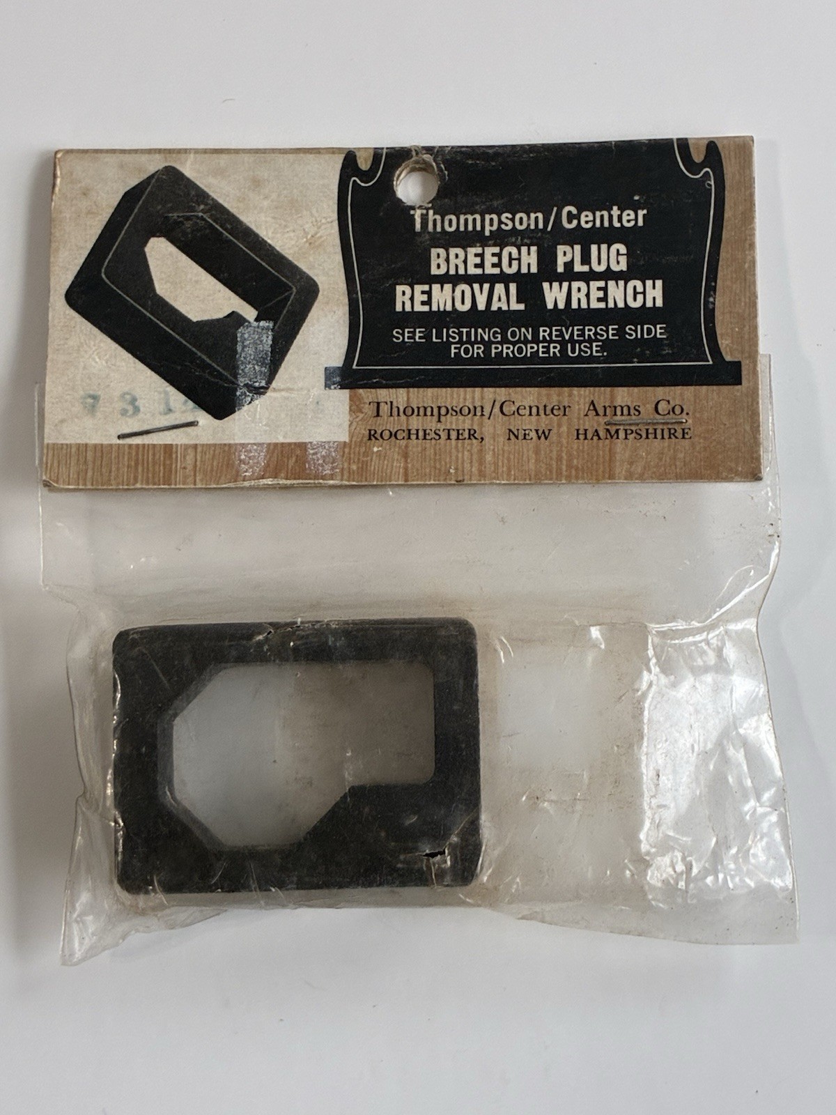 Thompson Center Breech Plug Removal Tool No. 7314 fits .54 Cal Renagade Cap Lock