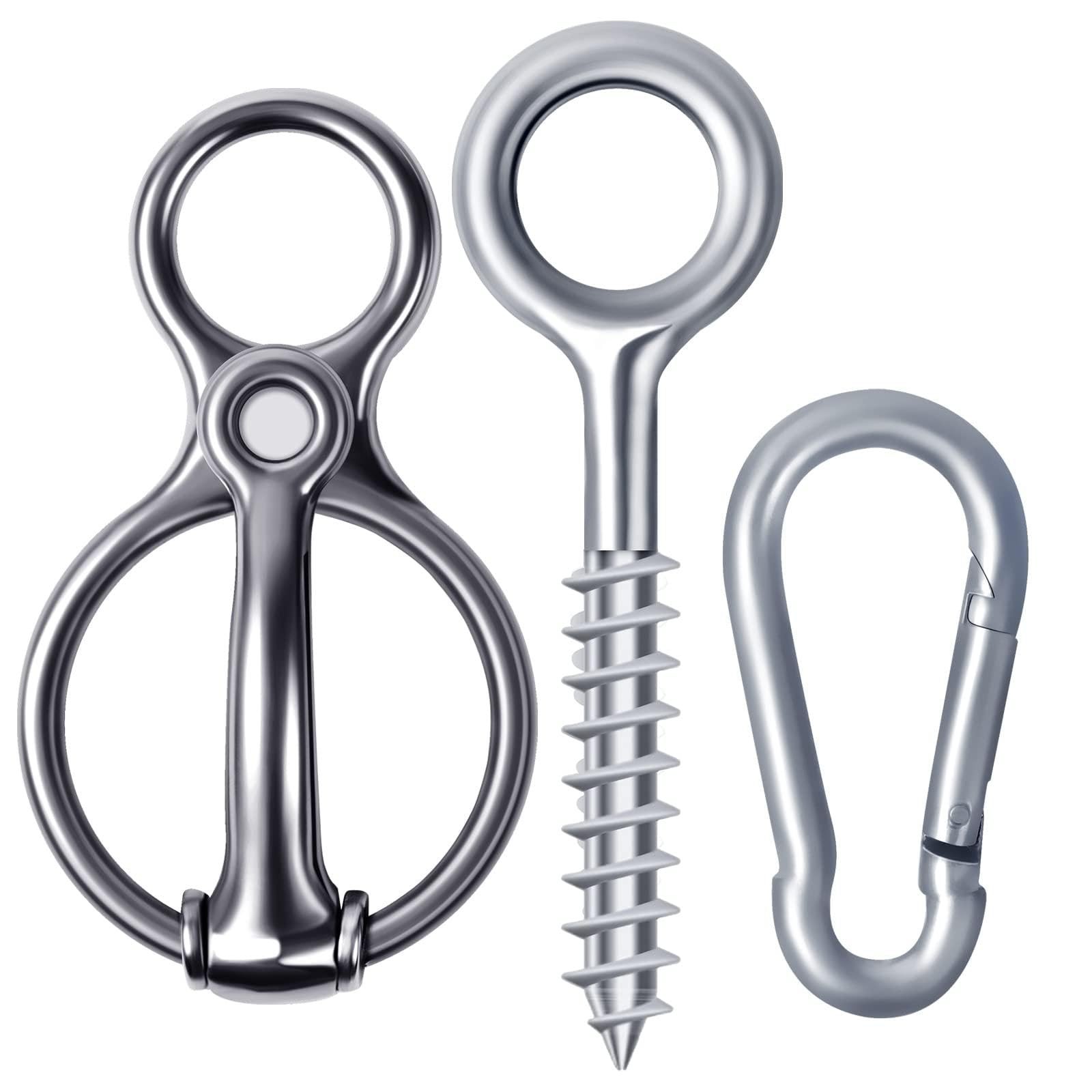 Martx Blocker tie Ring for Horses,Horse tack and ‎One Size, Stainless Steel